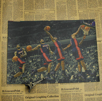 Vintage Paper Retro Poster - Lebron James Nba -posters Cudi Postervintage Home Wall Sticker - 2