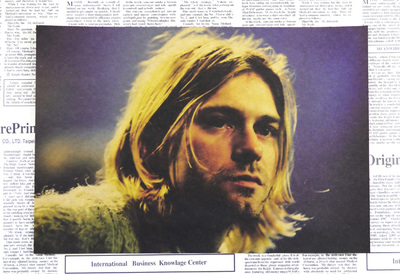 Vintage Poster Nirvana Kurt Cobain Dormitory Kraft Rock Orchestra Decorative Painting Retro 30x21cm - 5