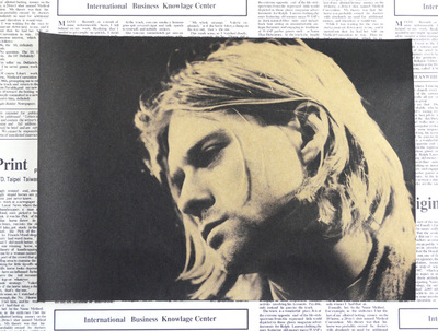 Vintage Poster Nirvana Kurt Cobain Dormitory Kraft Rock Orchestra Decorative Painting Retro 30x21cm - 3