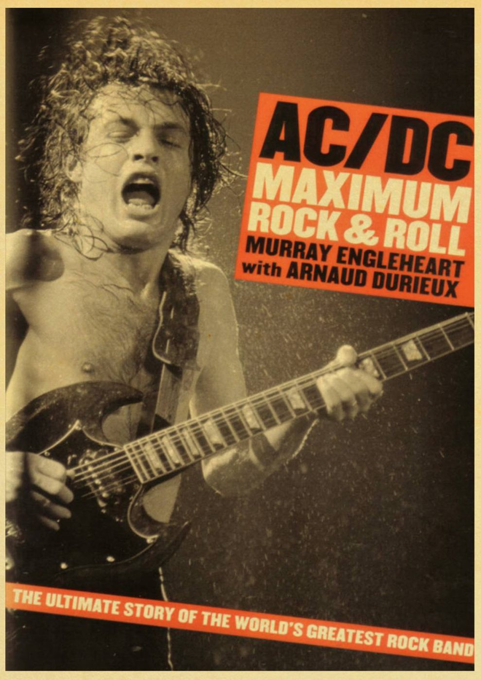 Acdc Rock Band Retro Kraft Poster Music Star Wall Decor For Barcafe ...