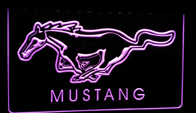 Ford Mustang Led Neon Light Sign 8 Colors To - 3
