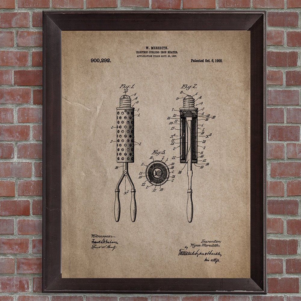 Hair Patent Posters And Prints Salon Wall Art Vintage Hairdresser Blueprint Poster Canvas Painting Pictures - 3