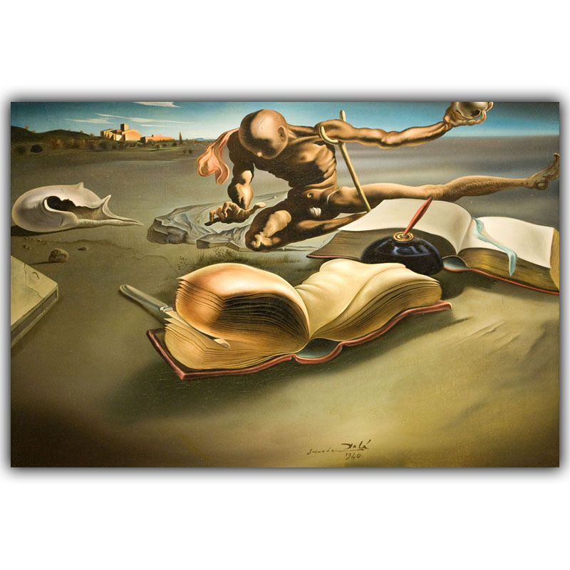 Salvador Dali Surrealism Abstract Painting Elephant Art Vintage Posters Photos Home Decoration 30x45cm 50x75cm - 5