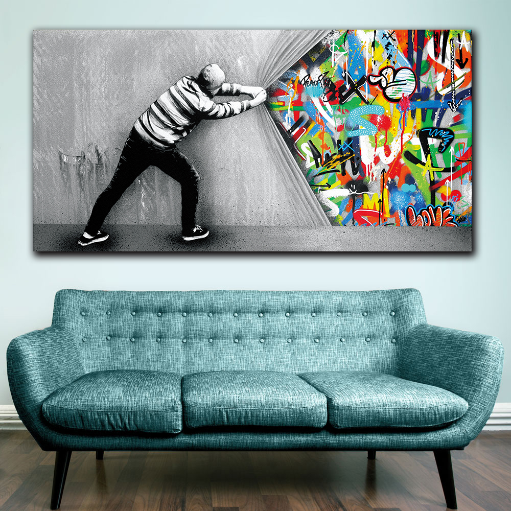 Wxkoil Wall Pictures Color Horses Home On Canvas Modern Art Print Poster Painting - 3