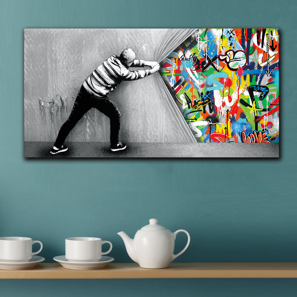 Wxkoil Wall Pictures Color Horses Home On Canvas Modern Art Print Poster Painting - 4