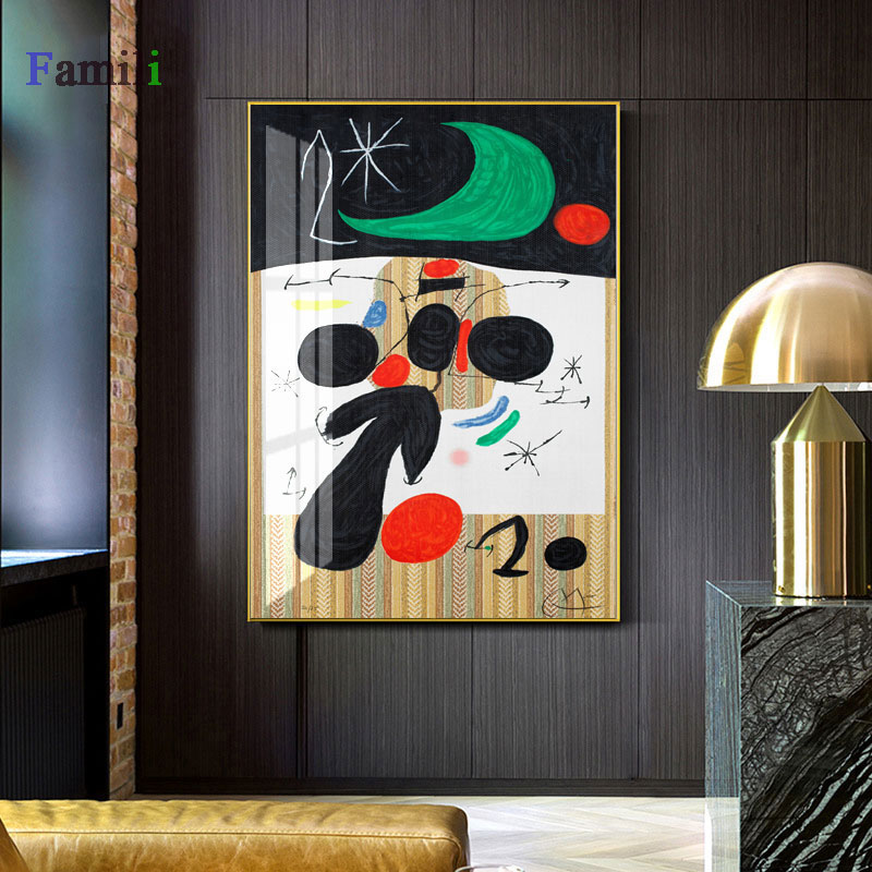 Joan Miro Affiche Vintage Abstract Watercolor Wall Art Posters And Prints Famous Canvas Painting Living Room Home Decoration - 2