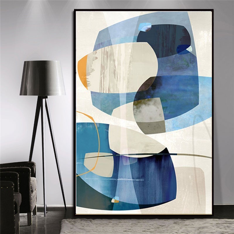 Sure Life Minimalist Nordic Abstract Colors Poster Print Canvas Paintings Pop Wall Art Pictures Living Room Home - 4