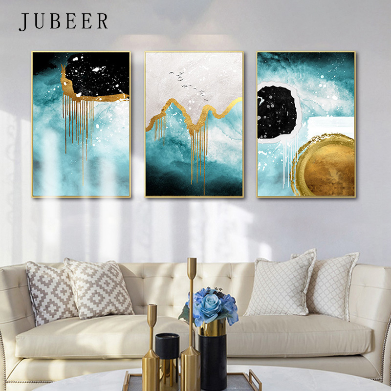 Scandinavian Style Poster Abstract Art Painting Color Block Posters And Prints Nordic Decoration Home Modern Wall Paintings - 2