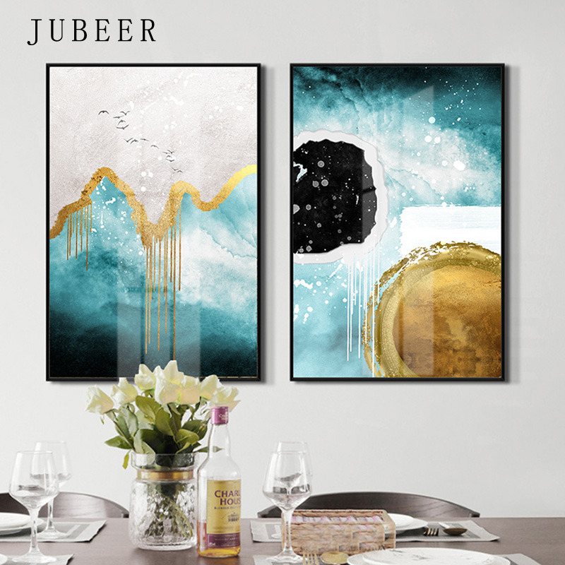 Scandinavian Style Poster Abstract Art Painting Color Block Posters And Prints Nordic Decoration Home Modern Wall Paintings - 3