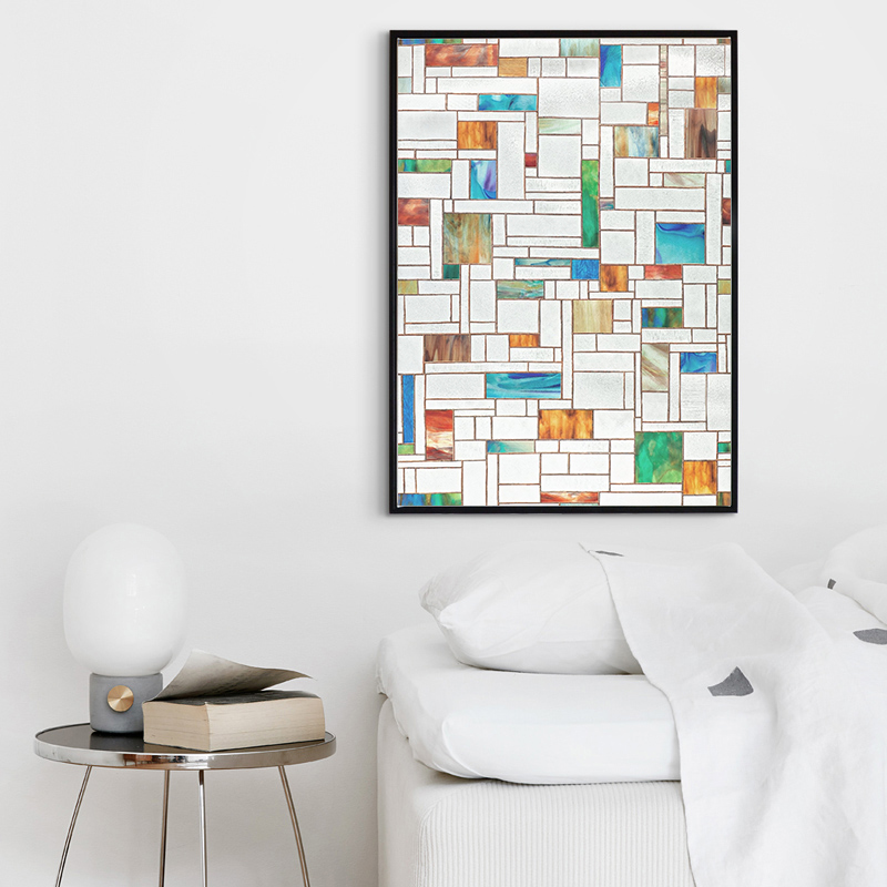 Minimalistic Abstract Colorful Canvas Painting Art Print Poster Picture Wall Bedroom Living Room Home - 4