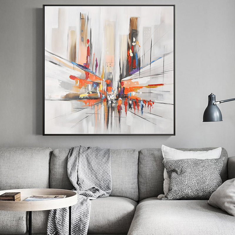 Modern Abstract Oil Painting On Canvas Wall Art Posters Print Watercolor Decorative Pictures Living Room - 3