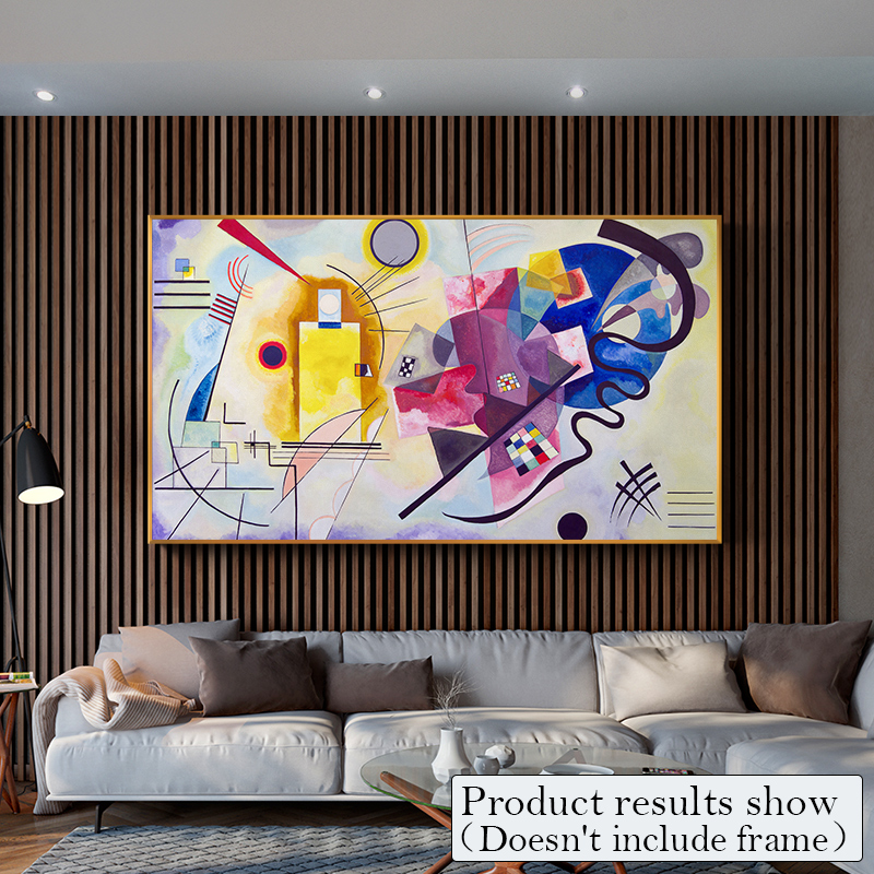 Large Abstract Canvas Painting Modern Wall Art Pictures Living Room Home Color Decorative Posters And Prints - 3