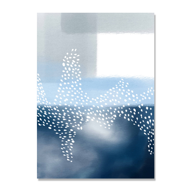 Abstract Geometry Nordic Poster Cuadros Decoracion Wall Pictures Living Room Watercolor Art Canvas Painting Unframed - 5