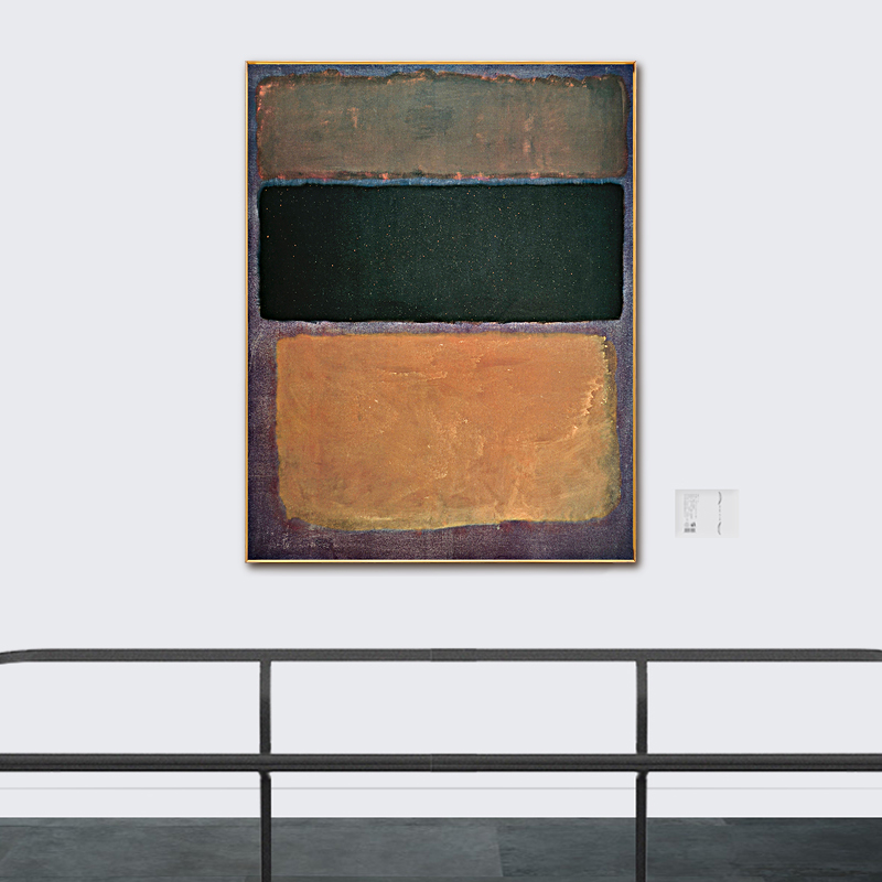 Modern Color Block Canvas Painting Posters Print Famous Mark Rothko Wall Art Pictures Living Room Bedroom Aisle - 3