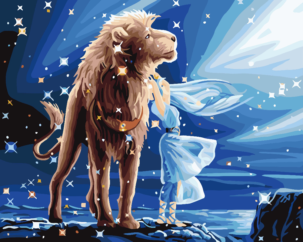 Hq Digital Paint Painting By Numbers Coloring Number Drawing Pictures Home Decoration - 4