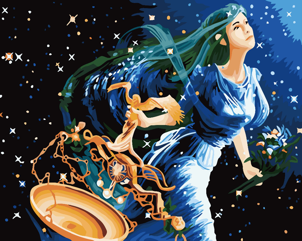 Hq Digital Paint Painting By Numbers Coloring Number Drawing Pictures Home Decoration - 6