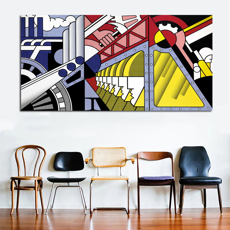 Large Abstract Pop Art Canvas Prints Reliabli Frameless Wall Painting For Living Room Decor - 2