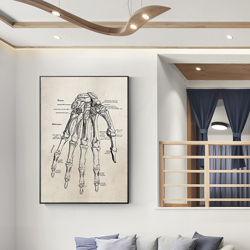 Medical Doctor Clinic Wall Pictures Human Anatomy Science Vintage Posters Art Prints Canvas Painting - 4