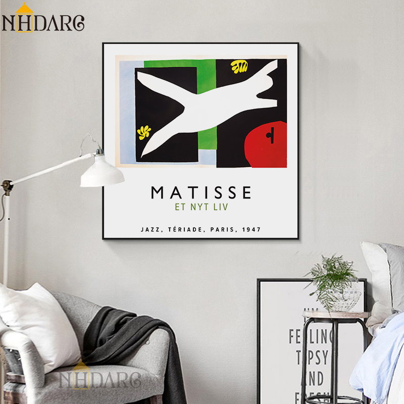 Matisse Canvas Painting Vintage Vogue Poster Pop Art Print Decoration Wall Picture Living Room Home - 3