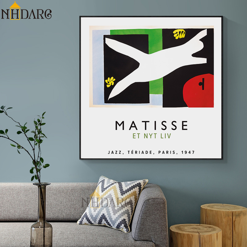 Matisse Canvas Painting Vintage Vogue Poster Pop Art Print Decoration Wall Picture Living Room Home - 4