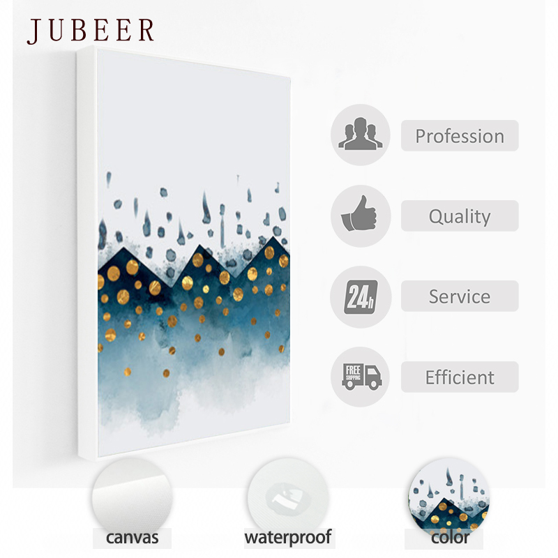 Scandinavian Style Abstract Poster Ink Geometric Line Color Wall Art Block Modern Minimalist Nordic Decorative Painting - 5