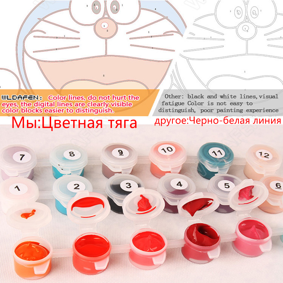 Digital Painting Color Fill Handmade Decoration Military World War Ii Fighter Aircraft Carrier Warship - 4