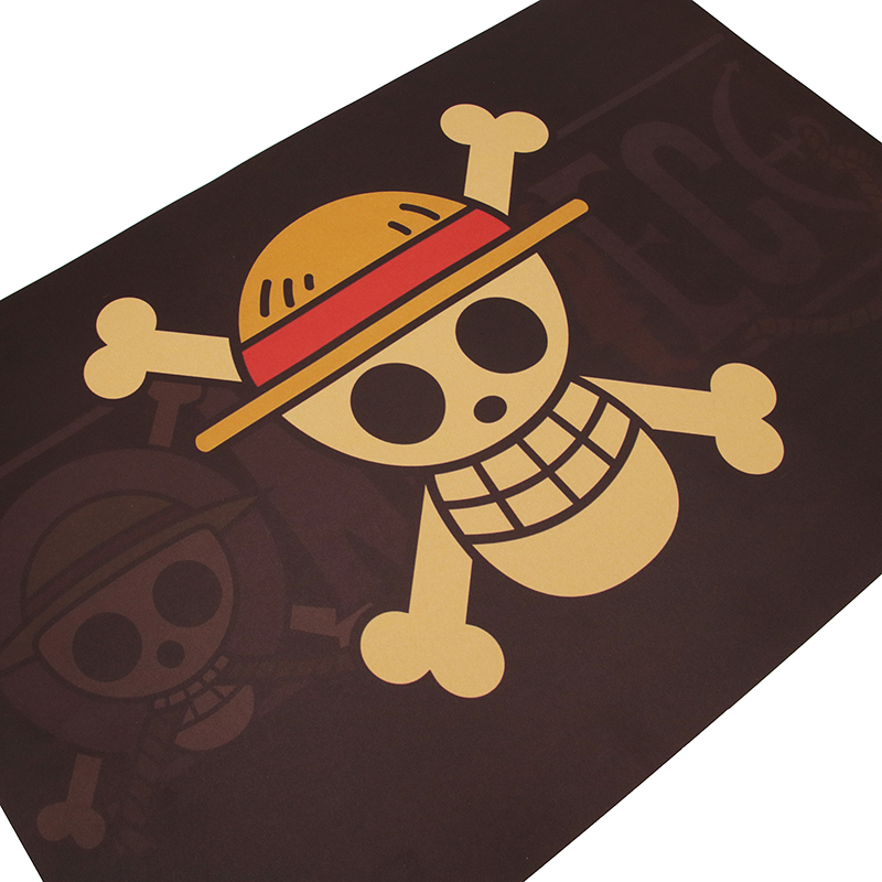 Dlkklb Classic Anime One Piece Poster Luffy Banner Kraft Paper Vintage Dormitory Home Decoration 505x35cm Wall Sticker - 2