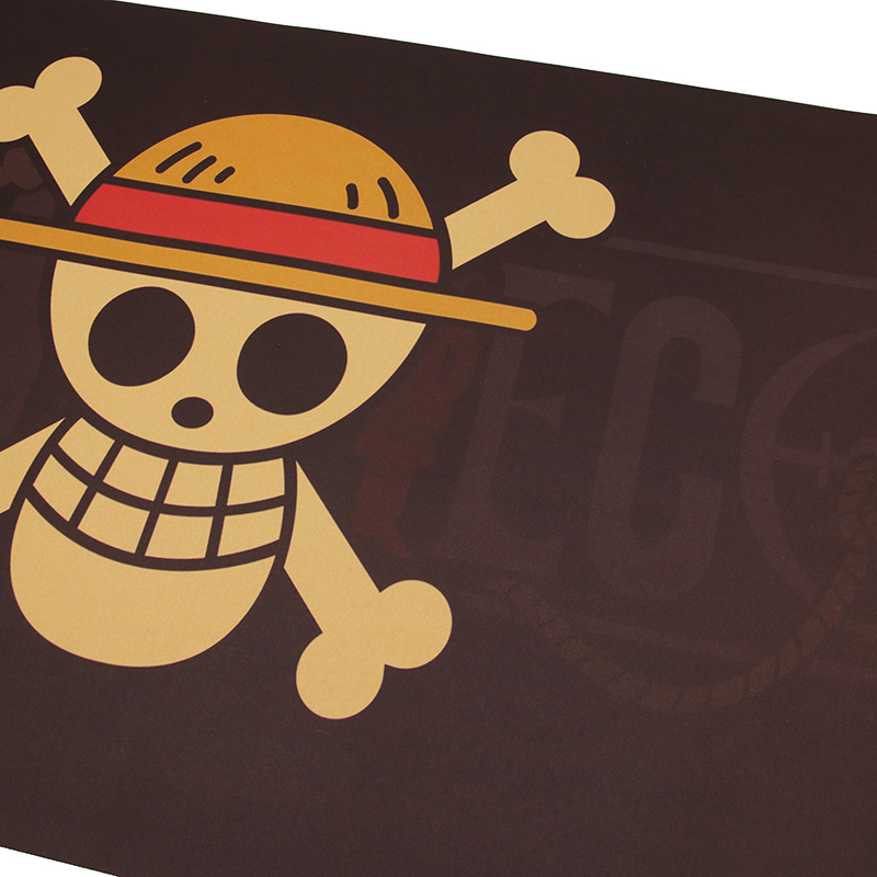 Dlkklb Classic Anime One Piece Poster Luffy Banner Kraft Paper Vintage Dormitory Home Decoration 505x35cm Wall Sticker - 3