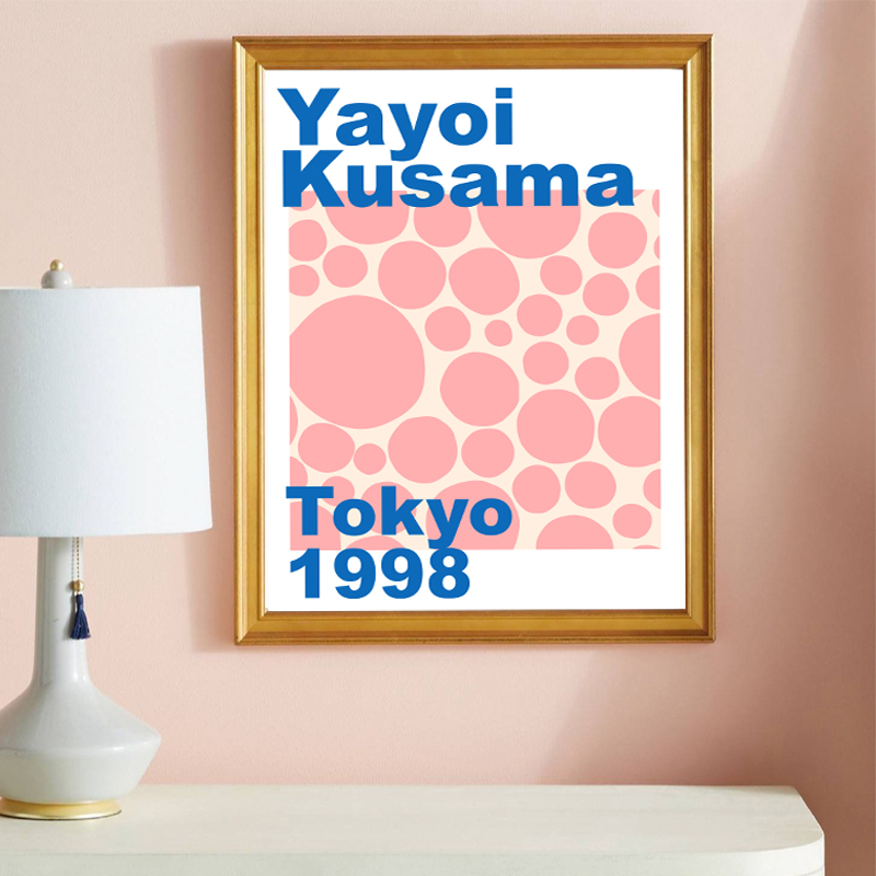 Yayoi Kusama Artwork Posters Museum Quality Canvas Prints For Gallery Wall Home Living Room Decor - 3