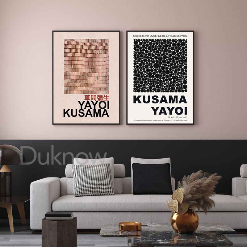 Yayoi Kusama Artwork Posters Museum Quality Canvas Prints For Gallery Wall Home Living Room Decor - 5