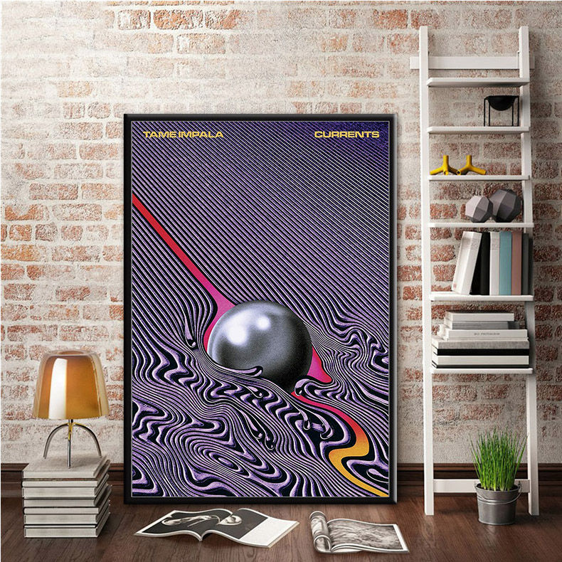 Tame Impala Psychedelic Canvas Art Poster Rock Band Tour Wall Decor Home Living Room Wall Print - 4