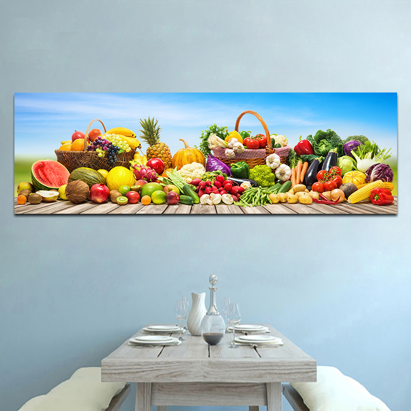 Unframed Kitchen Wall Art Fruitthemed Canvas Paintings Posters Prints For Dining Room Decor - 6