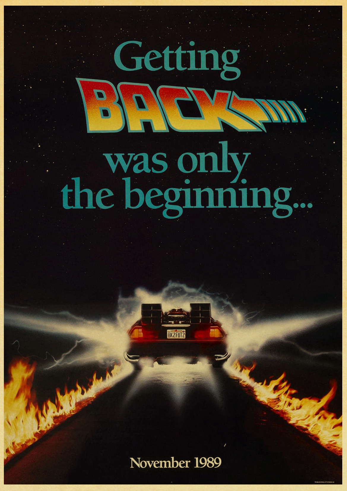 Classic Movie Back To The Future Vintage Posters For Home Bar Living Decor Kraft Paper Poster Wall Sticker - 3