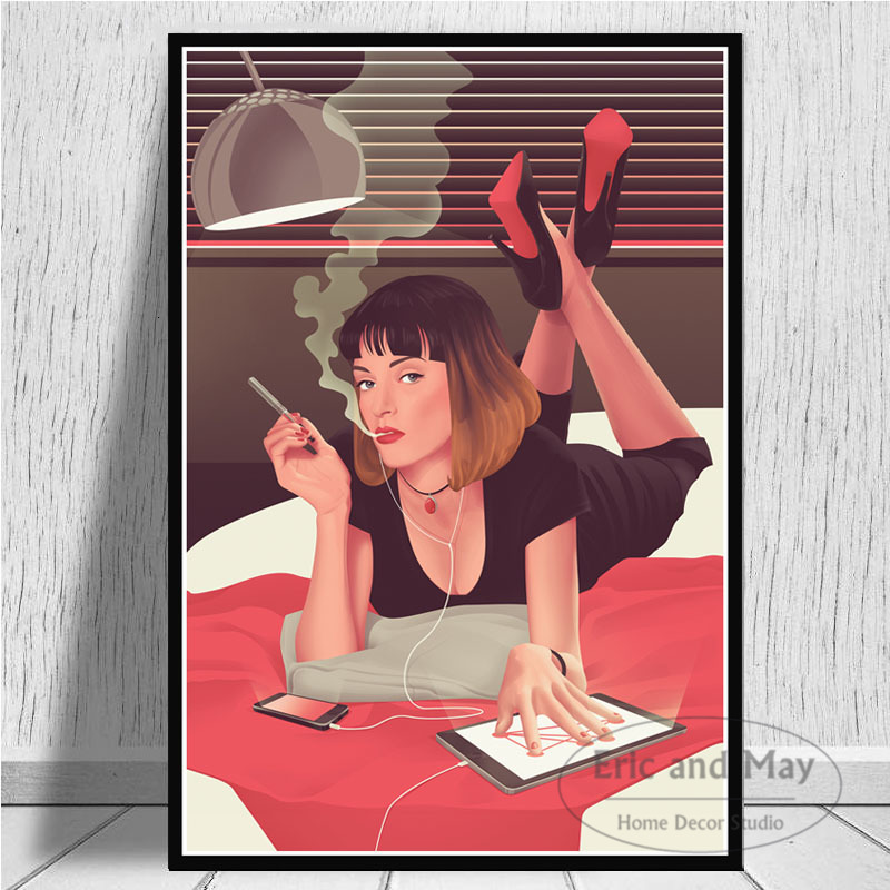 Pulp Fiction Quentin Tarantino Posters And Prints Canvas Painting Wall Art Picture Vintage Movie Decorative Home Decor Affiche - 4