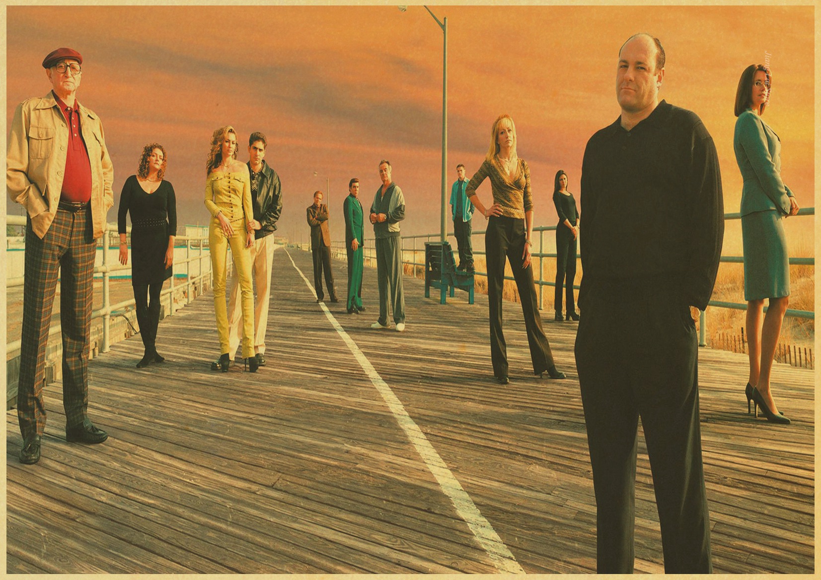 James The Sopranos Vintage Paper Poster Wall Painting Home Decoration 42x30 Cm 30x21 - 3