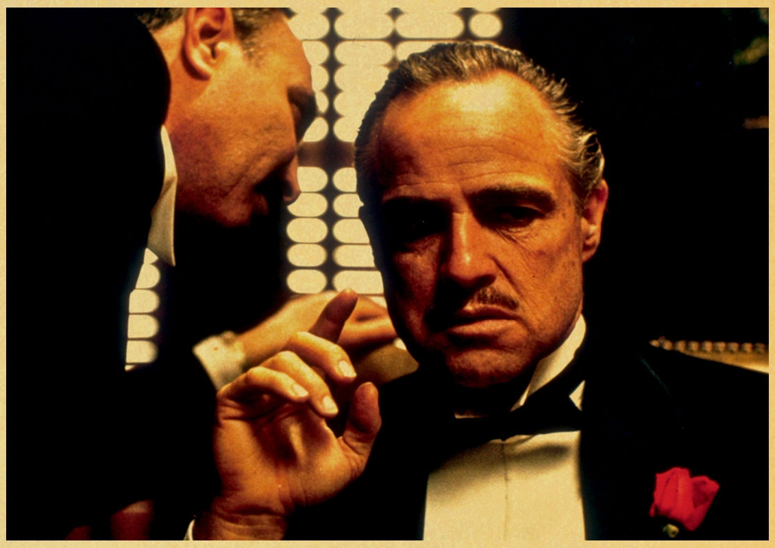 Classic Film The Godfather Poster Bar Home Wall Decoration Retro Kraft Paper Vintage Sticker - 5