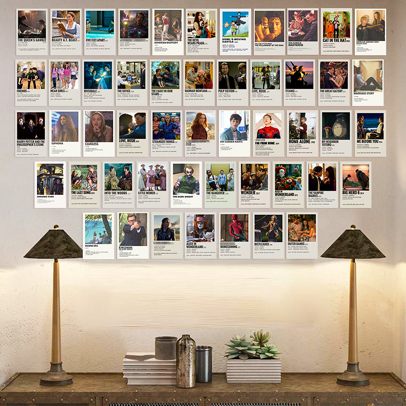 Minimalist Movie Poster Aesthetic Wall Collage Kit For Print Kits Color Room Decor Art Prints Bedroom Boys And Girls - 5