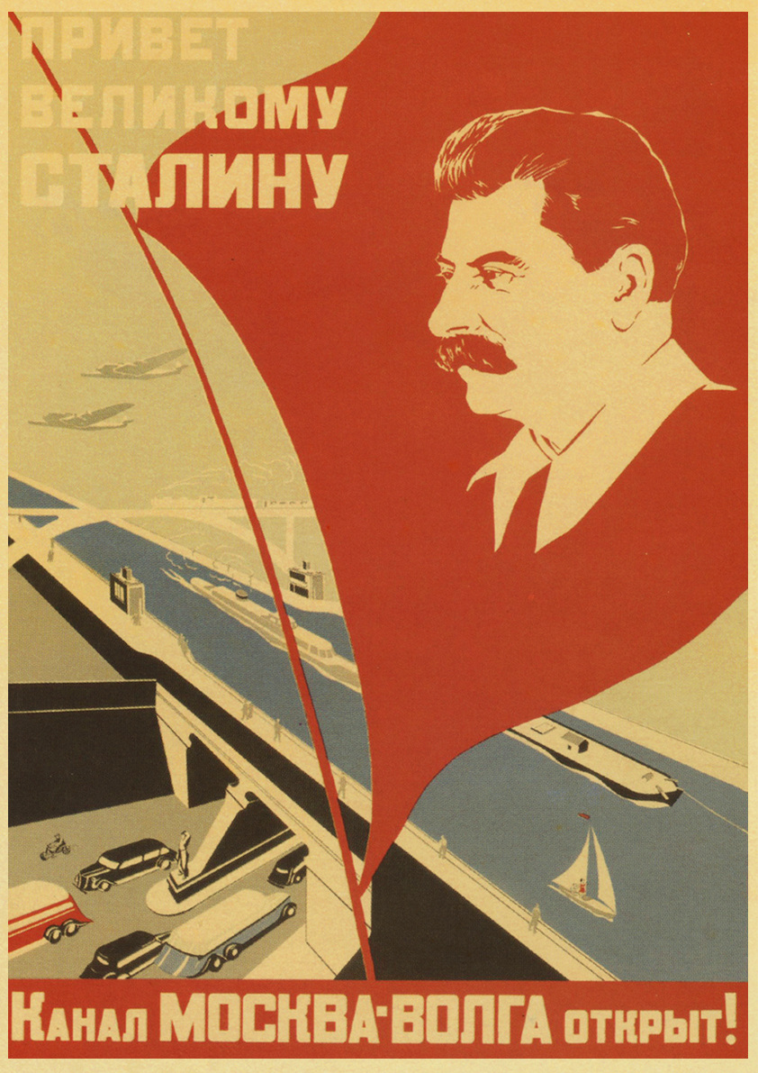 Vintage Retro Style Stalin Soviet Cccp Poster Prints And Wall Art Decorative Painting Posters Family Room Decoration - 2