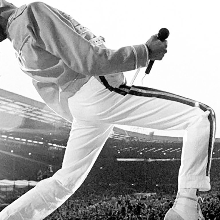 Freddie Mercury Minimalist Black White Canvas Wall Art For Queen Fans
