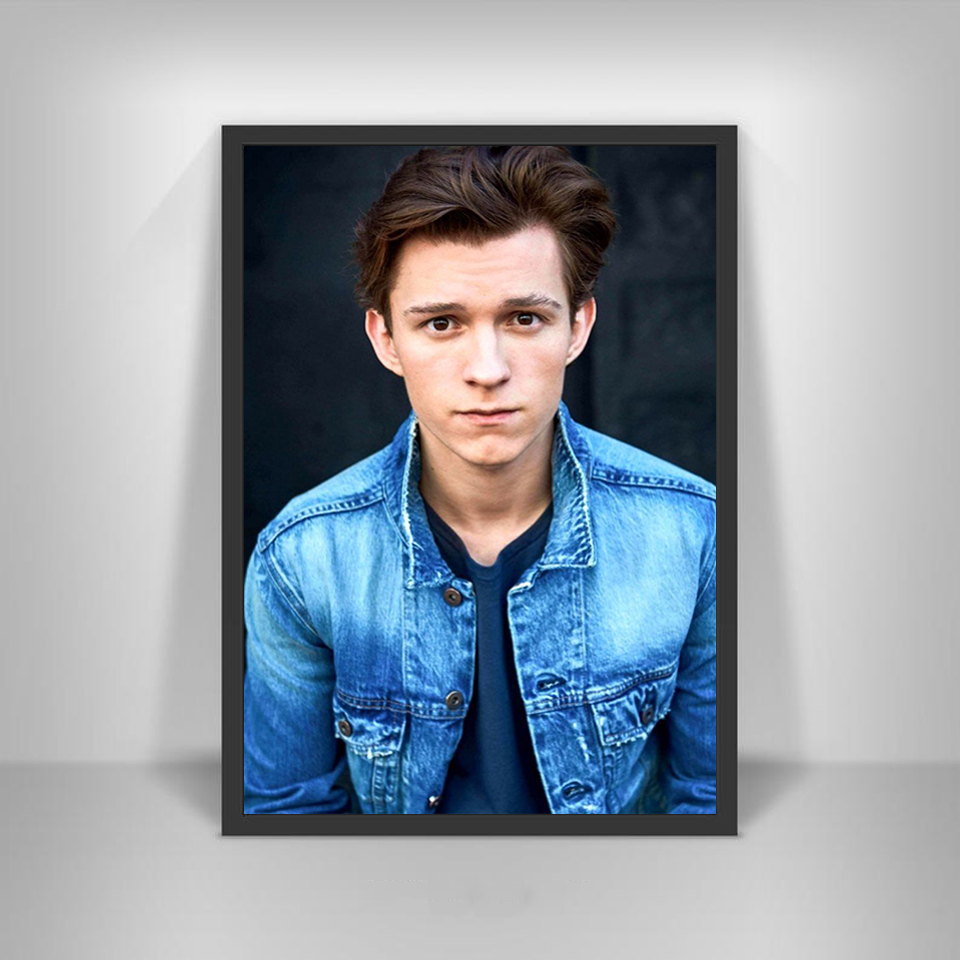 Tom Holland Poster Movie Actor Star Art Painting Vintage Canvas Posters Wall Home Decor - 3