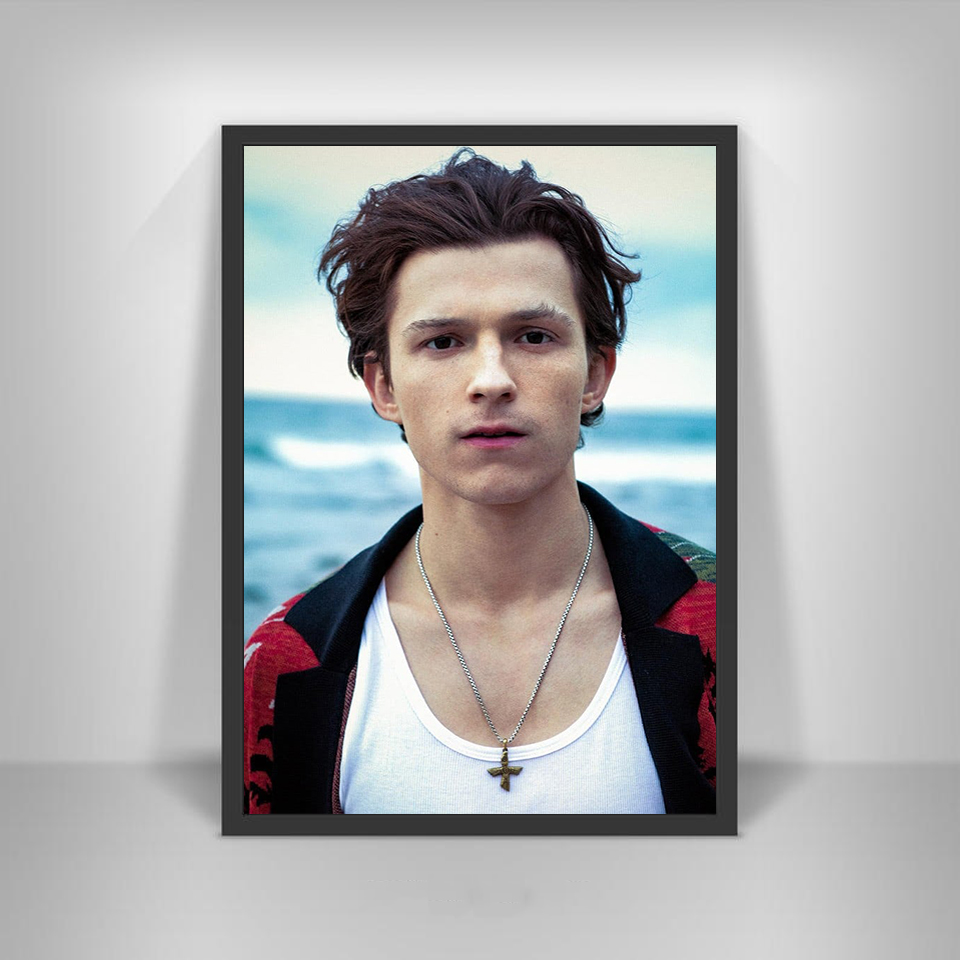 Tom Holland Poster Movie Actor Star Art Painting Vintage Canvas Posters Wall Home Decor - 4
