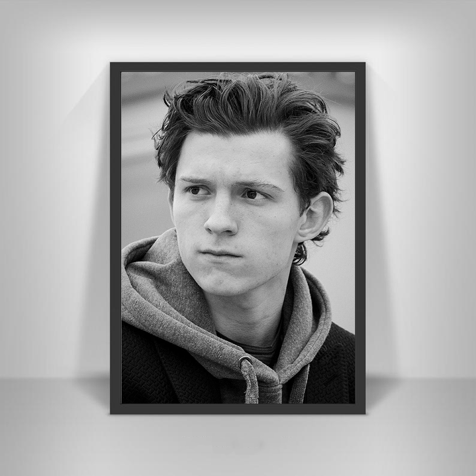 Tom Holland Poster Movie Actor Star Art Painting Vintage Canvas Posters Wall Home Decor - 5