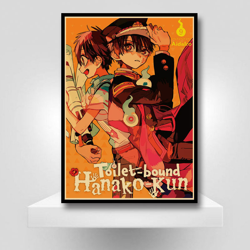 Japanese Anime Posters Jibaku Shounen Hanako Kun Vintage Wall Poster Home Decor Kraft Paper Painting For Bar Room Decoration - 4