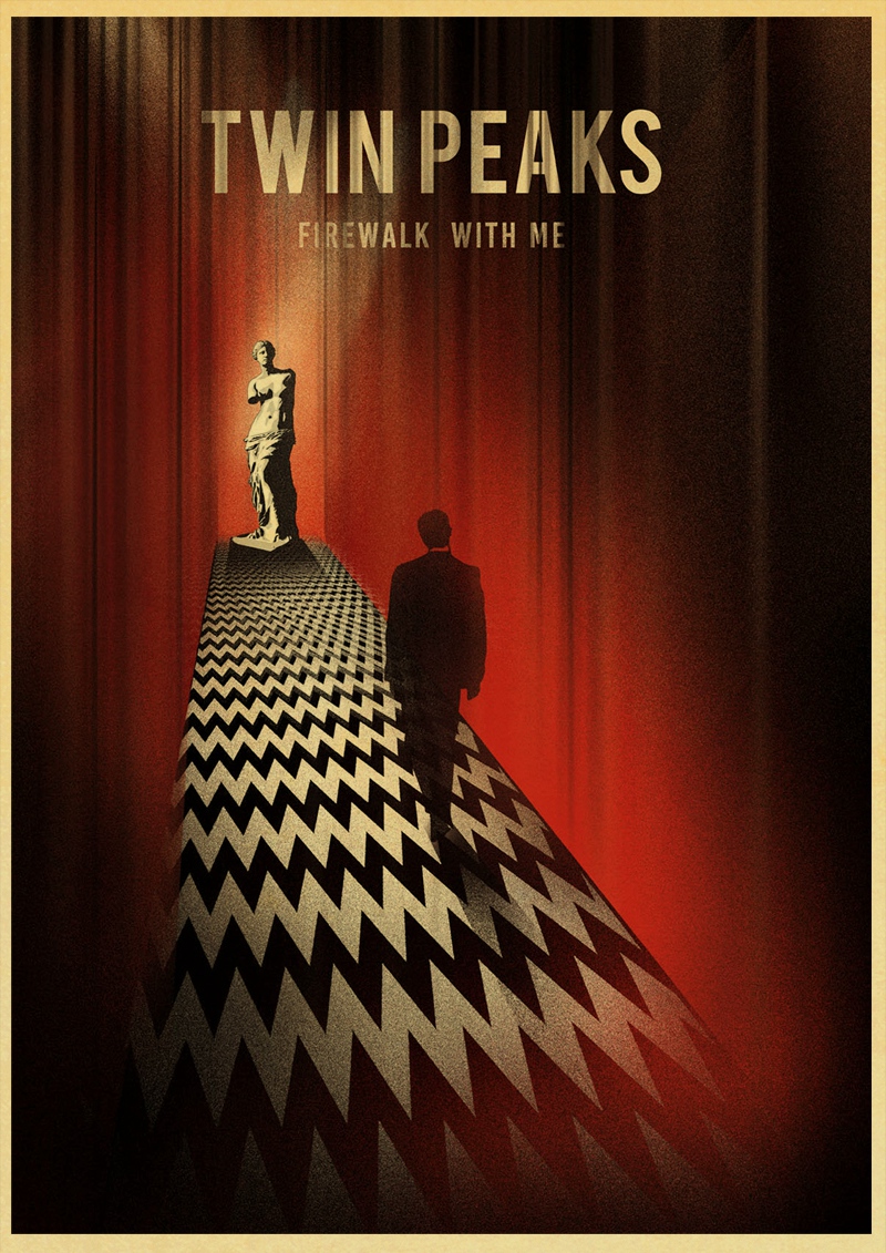 Vintage Poster Twin Peaks Movie Home Room Bar Decorative Painting Kraft Paper Retro - 5