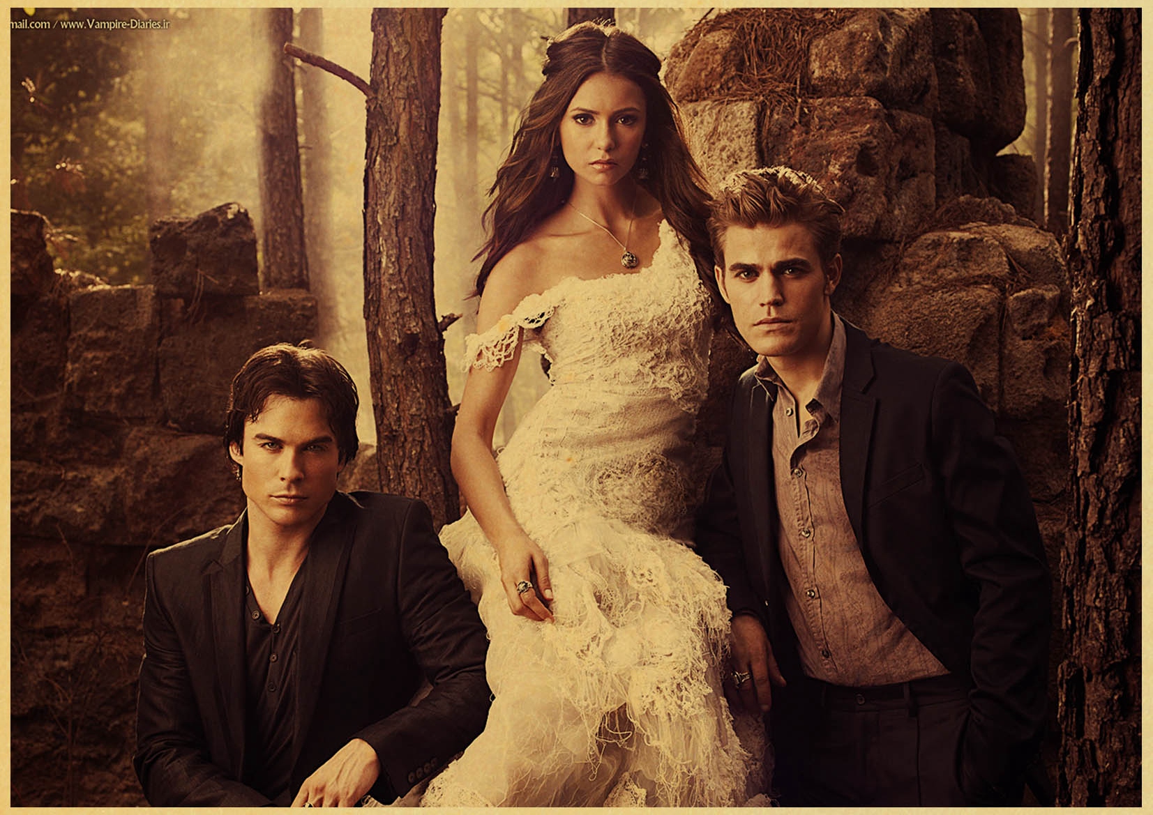 Vampire Diaries Retro Poster Vintage Wall Decor For Home Bar Cafe Personalised Room Decoration - 2