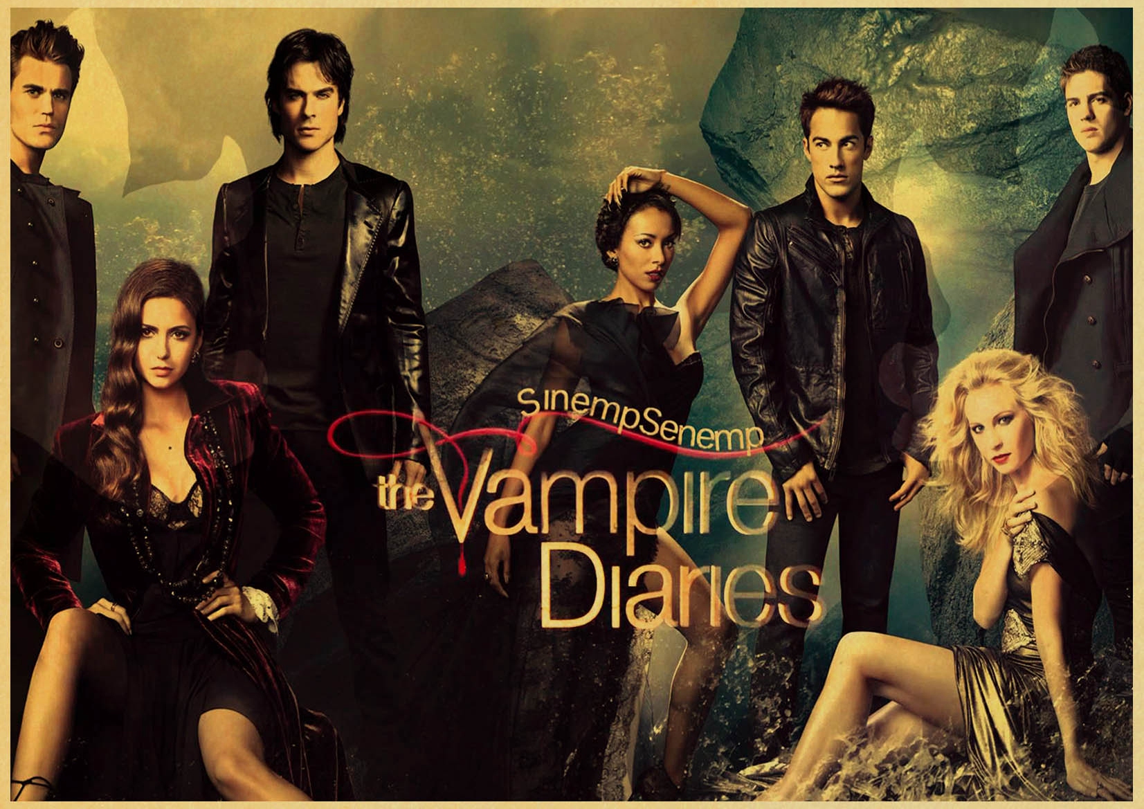Vampire Diaries Retro Poster Vintage Wall Decor For Home Bar Cafe Personalised Room Decoration - 6