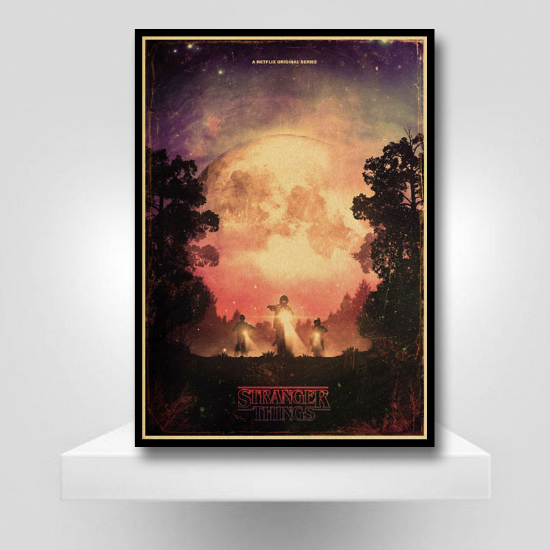 Tv Show Stranger Things West World Movie Vintage Poster Room Decor Painting Cafe Hotel Bar Wallpaper Decoration Posters - 6