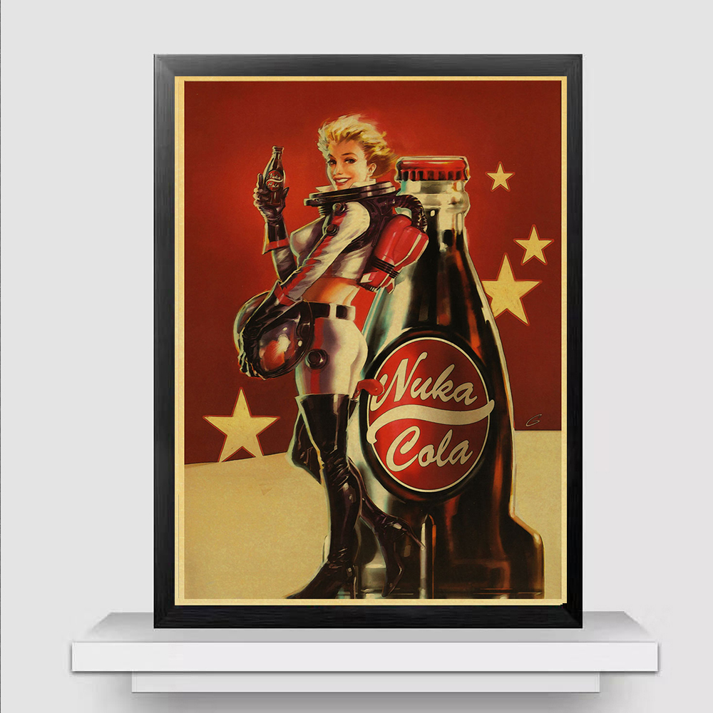 Vintage Posters Rock Fallout 3 4 Game Anime Wall Home Room Decoration Retro Poster Decor Prints Painting - 2