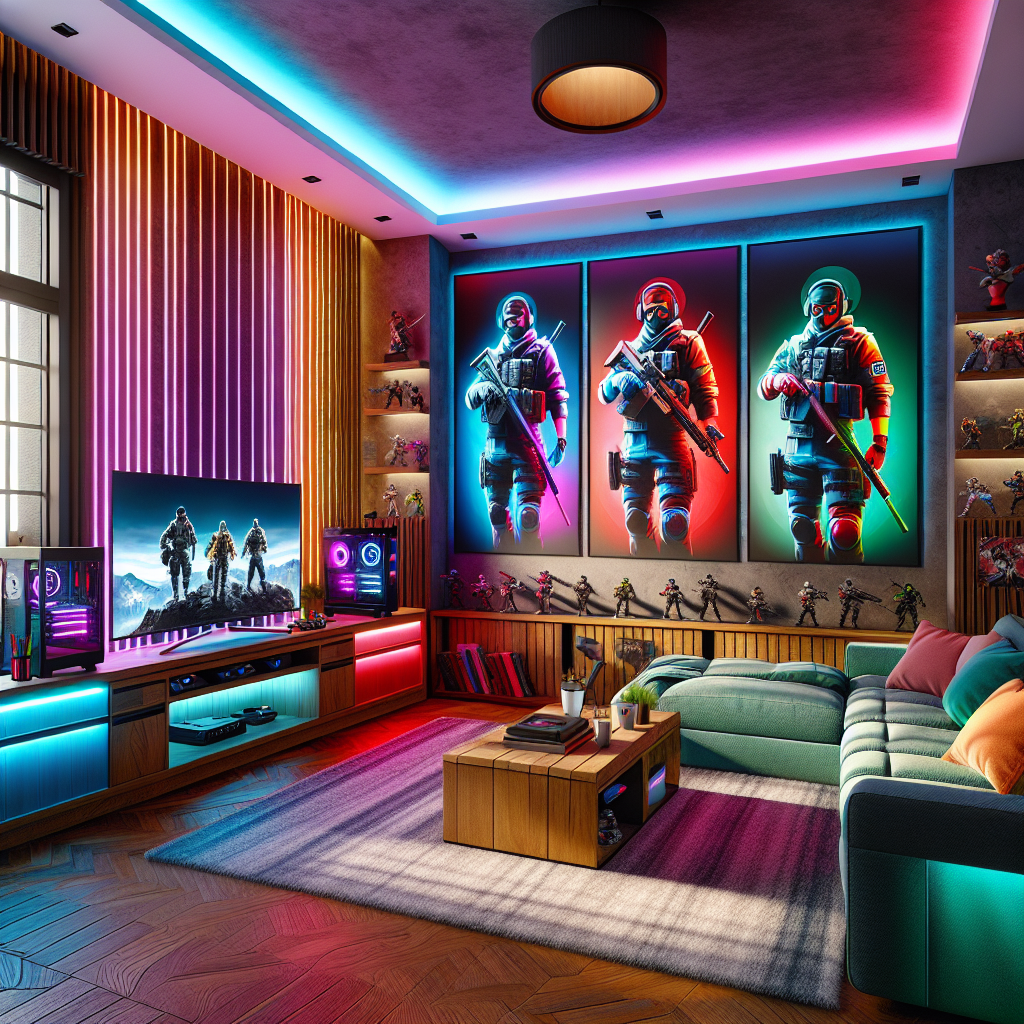 Transform Your Space with Unique Video Game Wall Decor Featuring Mute Character from Rainbow Six Siege  