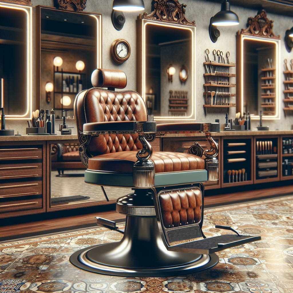 How Nostalgic Barber Chair Artwork Transforms the Client Experience  